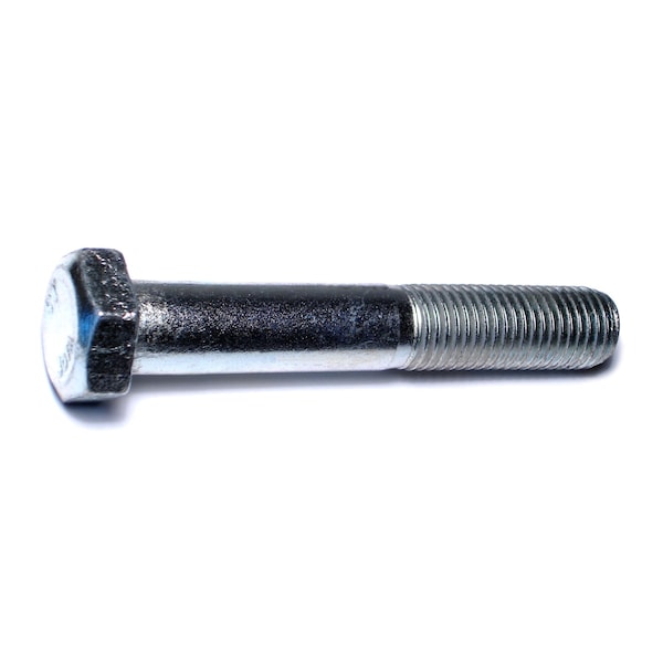 Midwest Fastener Grade 2, 1"-8 Hex Head Cap Screw, Zinc Plated Steel, 6 in L, 5 PK 53378 - main
